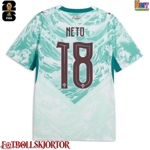 Portugal Pedro Neto #18 Bortatröja VM 2026 Kortärmad